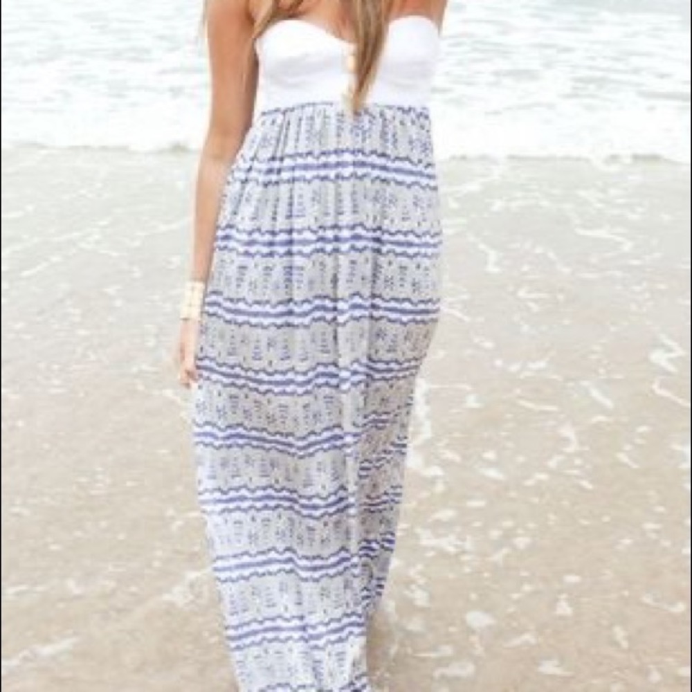 Aila Blue Maxi Dress